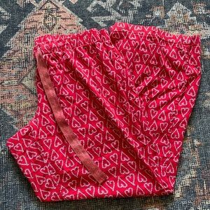 ♥️Old Navy Candy Cane Hearts Pajama Bottoms - Large